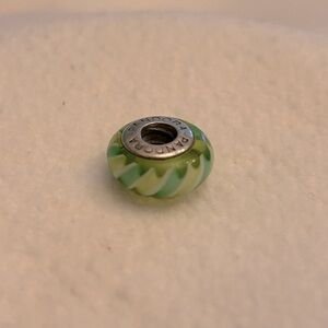 Pandora Green Murano Glass Bead